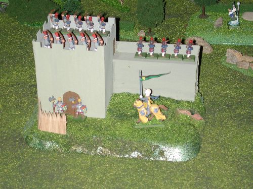 Une petite fortification, très bien défendue