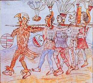 différents guerriers aztèques